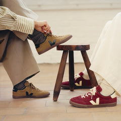 PANENKA SUEDE GRENAT SUN BARK