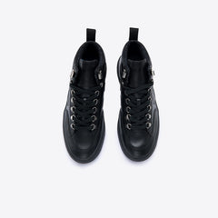 RORAIMA LEATHER BLACK GRAFITE BLACK SOLE