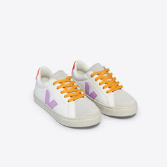 ESPLAR LEATHER WHITE ORCHID ORANGE FLUO