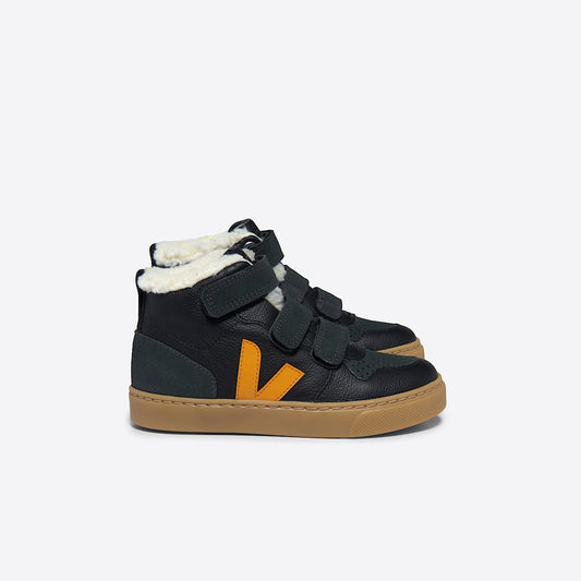 V-10 MID WINTER LEATHER BLACK OURO GRAFITE