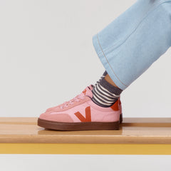 VOLLEY ELASTIC LACES LEATHER GUIMAUVE PEKIN BARK