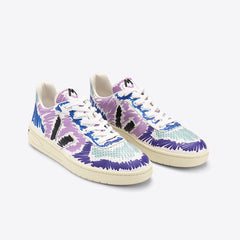 V-10 LEATHER VEJA X MARNI ORCHID BLACK