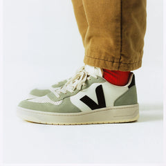 V-10 PRIME LEATHER PURE BLACK CLAY