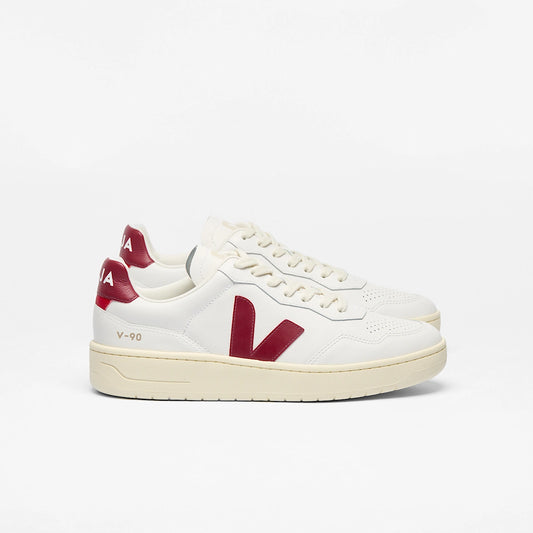 V-90 LEATHER WHITE MARSALA