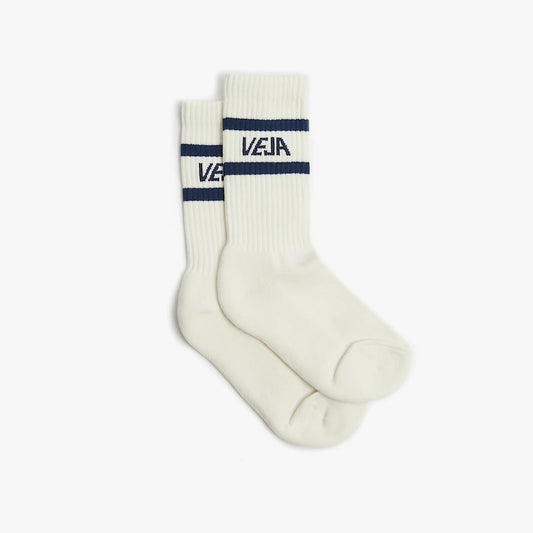 ICONIC SOCKS COTTON WHITE BLUE
