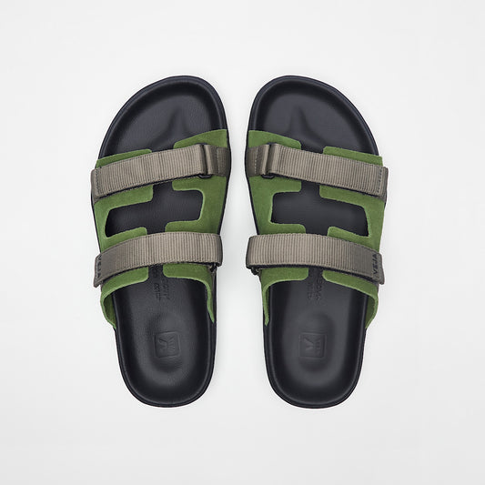 ARPOADOR SUEDE MILITAR KAKI BLACK