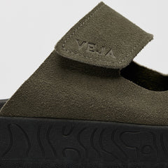 ETNA SUEDE KAKI BLACK