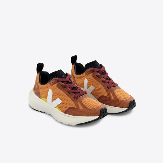 CANARY ELASTIC LACES ALVEOMESH PUMPKIN WHITE