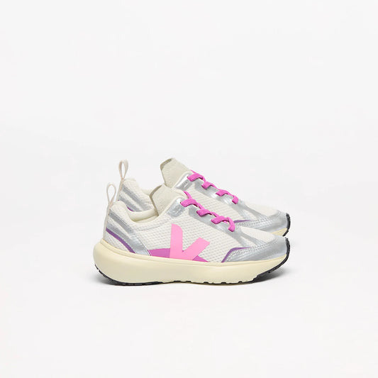 CANARY ELASTIC LACES ALVEOMESH GRAVEL MALIBU SILVER