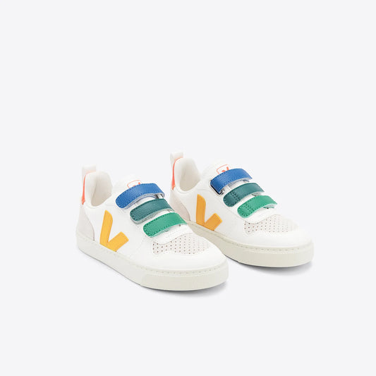 V-10 LEATHER MULTICO WHITE OURO