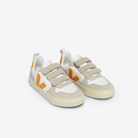 V-10 LEATHER WHITE OURO