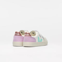 V-12 LEATHER WHITE MULTICO ORCHID