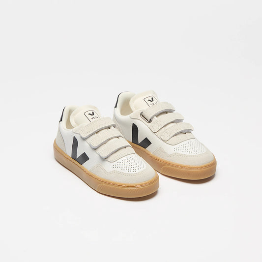 V-90 LEATHER WHITE BLACK NATURAL