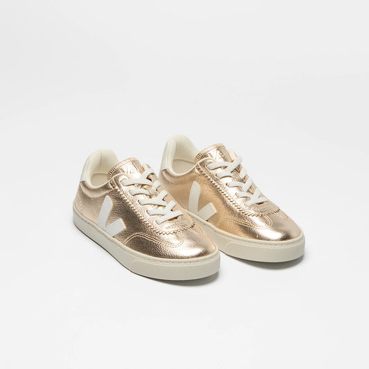 VOLLEY ELASTIC LACES LEATHER PLATINE WHITE