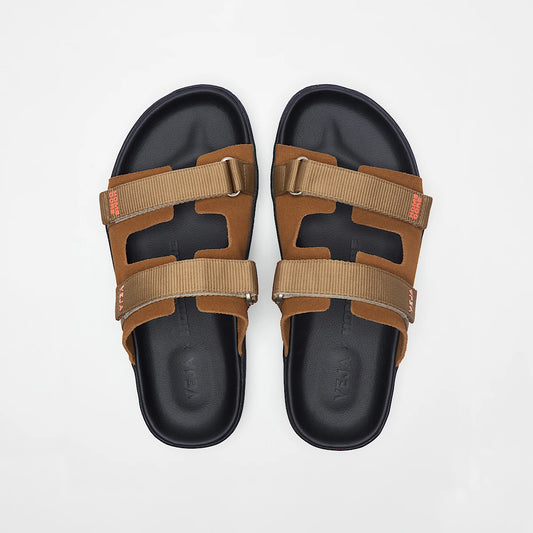 VEJA X HOMECORE SUEDE COGNAC TENT BLACK