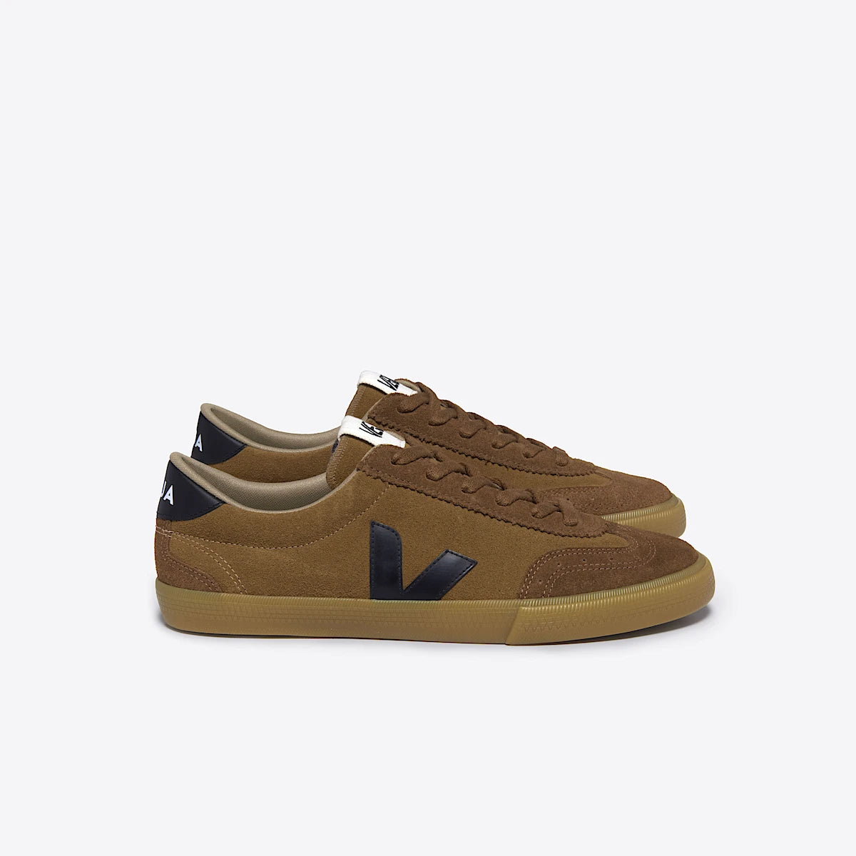 VOLLEY SUEDE CAMEL BLACK